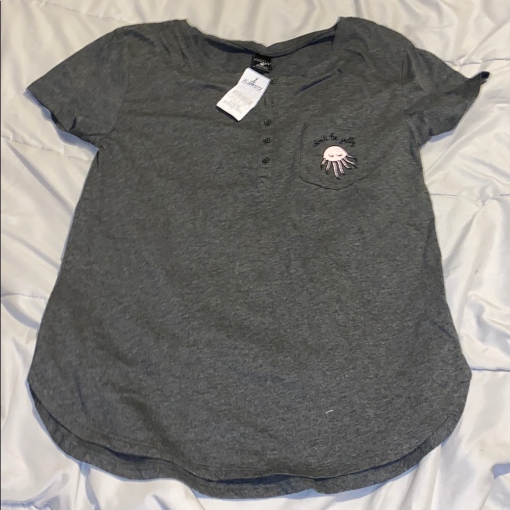 Gray Pocket Tee - Size M